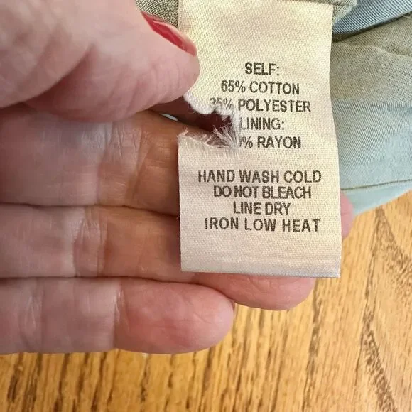 Lulus Small Sage‎ Green Striped Jumpsuit Wide Leg Button Front Adjustable Straps - Picture 16 of 16